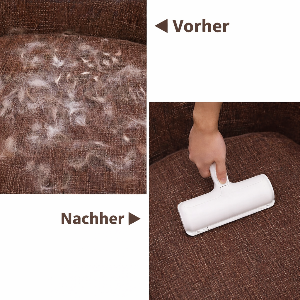 Tierhaarentferner für Möbel & Kleidung – Selbstreinigend, Stark & Nachhaltig