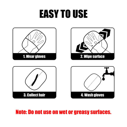 Pet Fur Magic Grooming Gloves