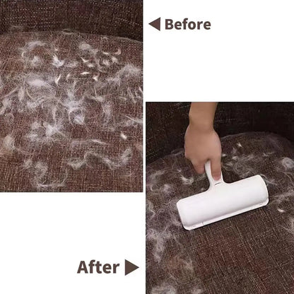 Pet Hair Remover Roller - Dog & Cat Hair Remover with Self-Cleaning Base - Efficient Pet Hair Removal Tool - Perfect for Furniture